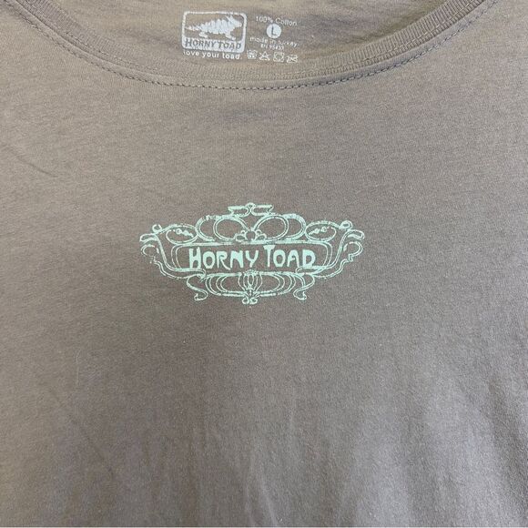 Y2k Horny Toad Shirt large toad & Co - Picture 13 of 13